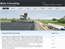 Tablet Screenshot of mallaconsulting.com